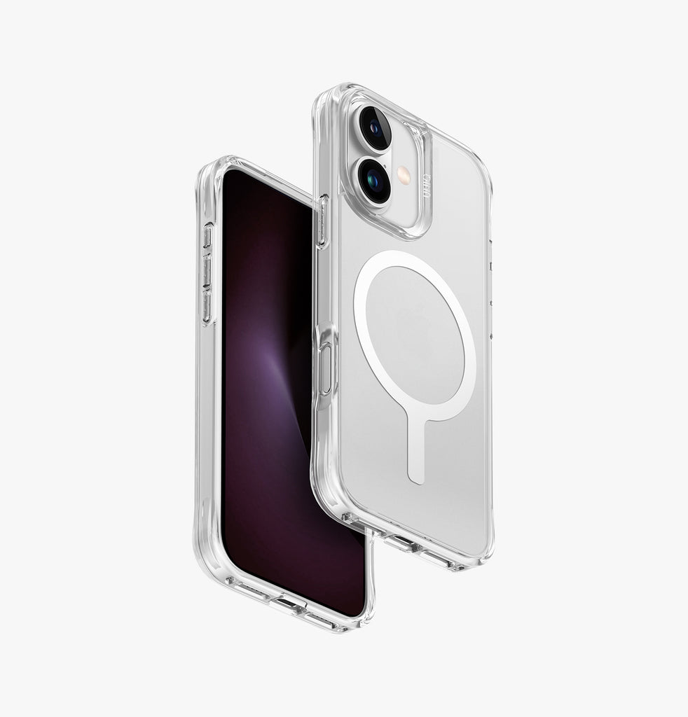 Uniq iPhone 16 Hybrid Lifepro Xtreme MagSafe Case | Dove (Frost Clear) Uniq iPhone 16 Hybrid Lifepro Xtreme MagSafe Case | Dove (Frost Clear)